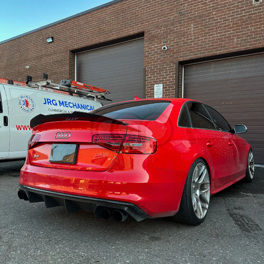 Audi Carbon Fiber PSM Style Rear Spoiler for B8 & B8.5 A4
