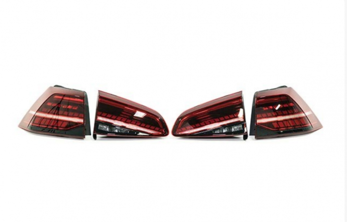 Volkswagen Golf Mk7.5 Style Tail Lights (Red)
