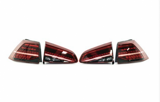 Volkswagen Golf Mk7.5 Style Tail Lights (Red)