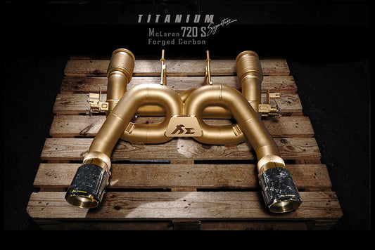 Valvetronic Exhaust System for Mclaren 720S OEM Compatible Version Titanium Signature Series 4.0TT V8 17+