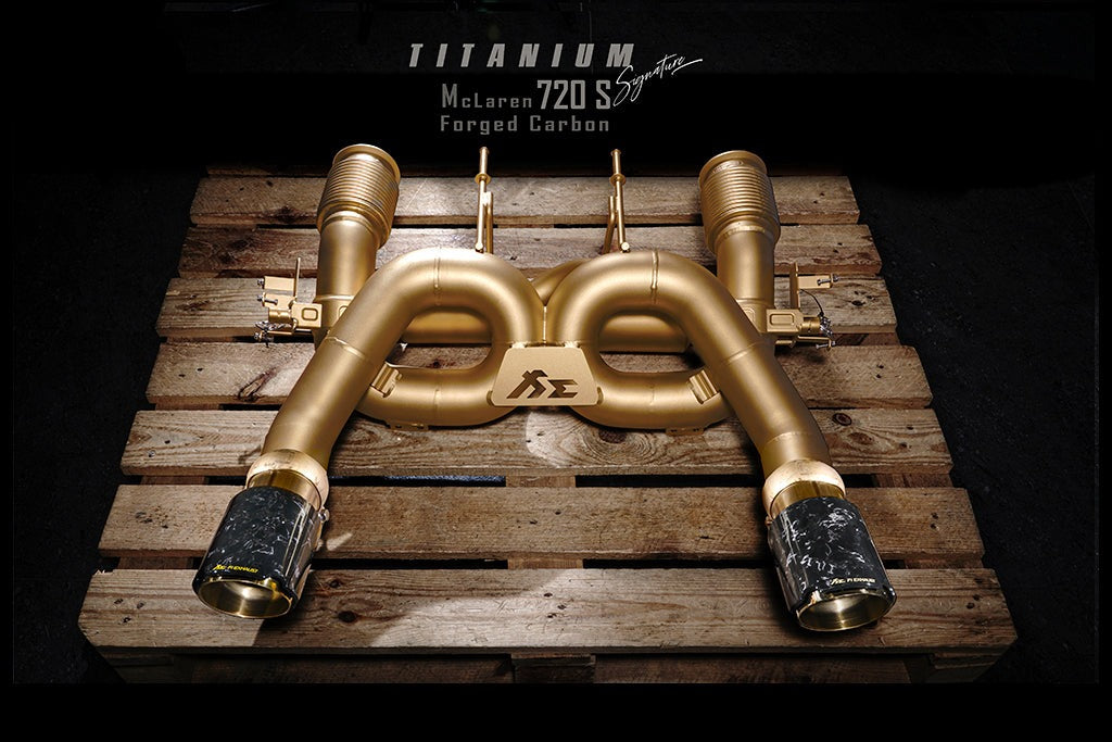 Valvetronic Exhaust System for Mclaren 720S  Titanium Signature Series 4.0TT V8 17+
