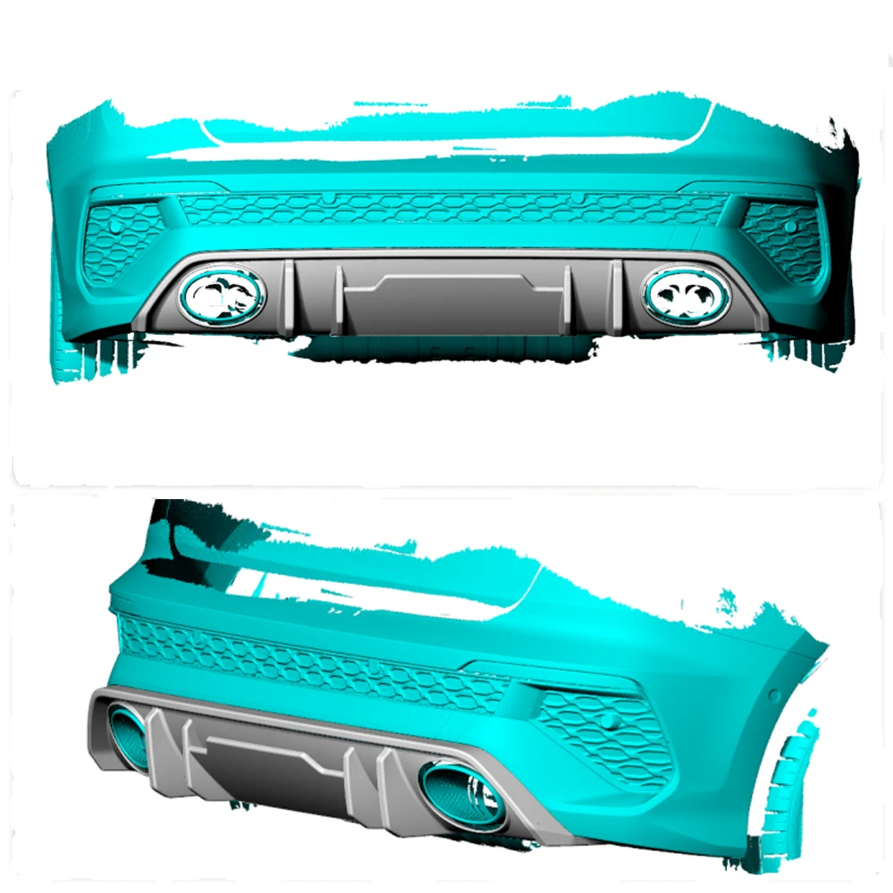 Audi Empero Designs Pre-Preg Carbon Fiber Rear Diffuser for 8Y RS3