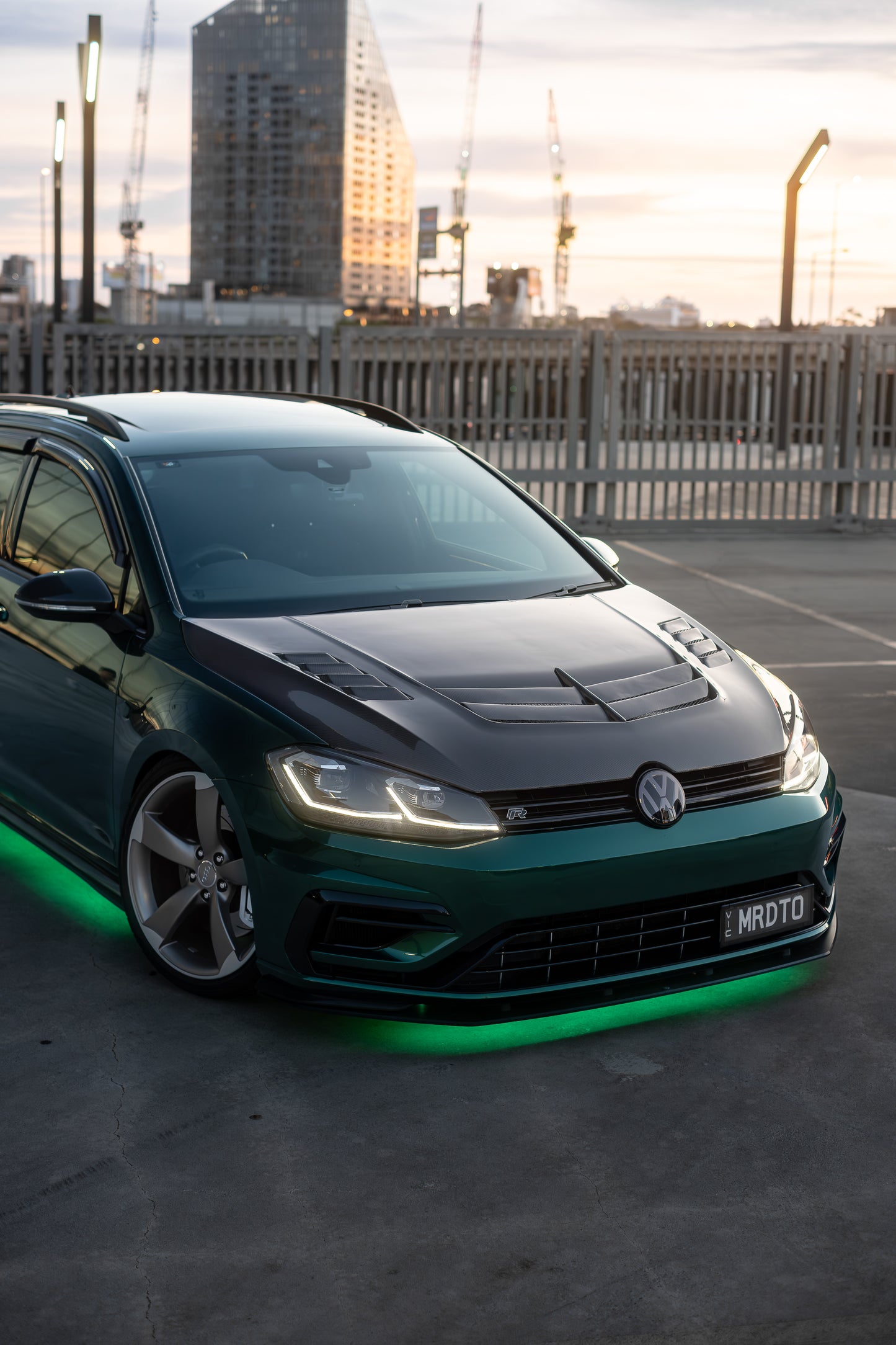 Volkswagen Golf Mk7/7.5 Varis Style Carbon Fibre Bonnet