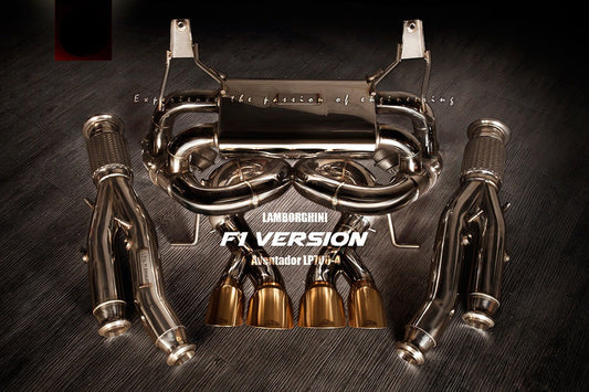 Valvetronic Exhaust System for Lamborghini Aventador F1 High Pitch Version LP700-4 11+