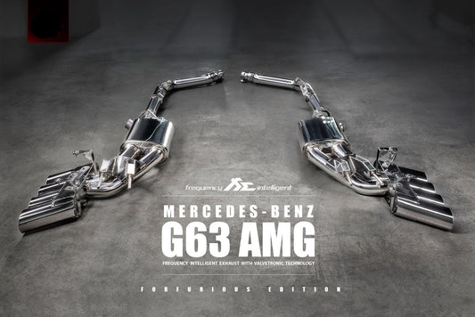 Valvetronic Exhaust System for Mercedes-Benz AMG G63 Ultimate Double Quad Tips W463 5.5TT M157 12-18