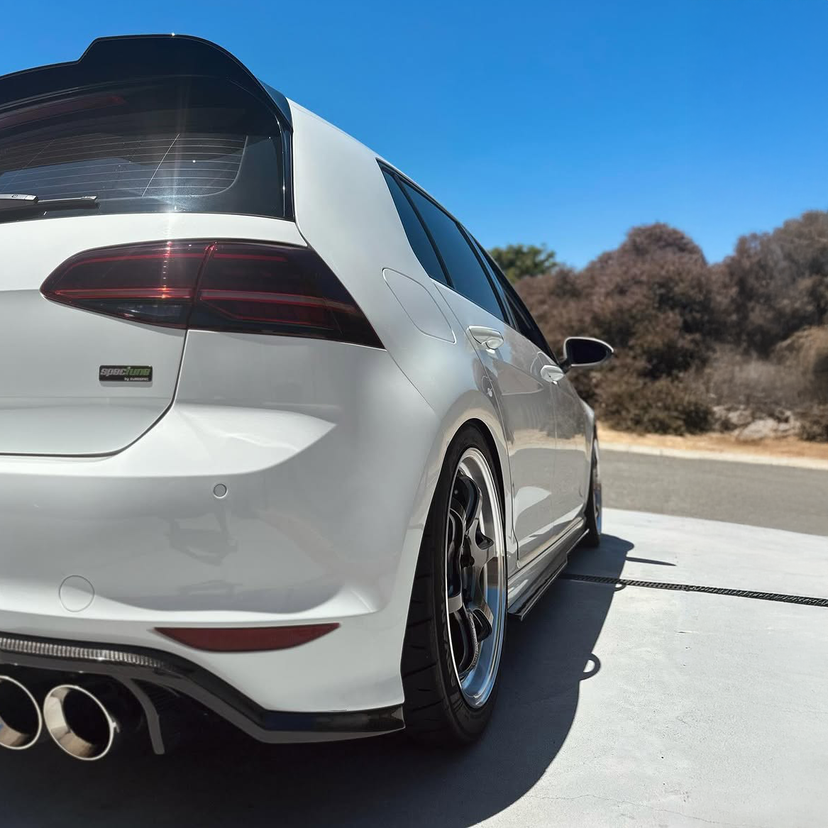Volkswagen Empero Designs Carbon Fiber Revozport  Side Skirts for Golf MK7 & 7.5