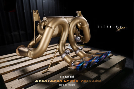 Valvetronic Exhaust System for Lamborghini Aventador Volcano Firetador Version Titanium Signature Series LP700-4 11+